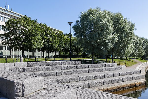 Bilden visar Norrmalmsparken.